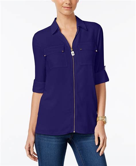 michael kors zipper shirt.